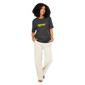 Organic ribbed neck t-shirt